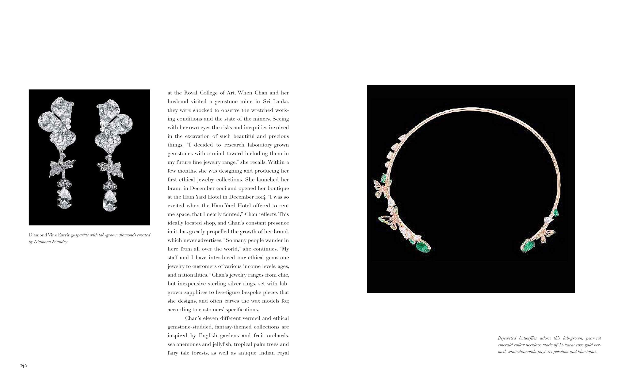 Bejeweled . The World of Ethical Jewelry, Publication, Anabela Chan Joaillerie - Fine jewelry with laboratory grown and created gemstones hand-crafted in the United Kingdom. Anabela Chan Joaillerie is the first fine jewellery brand in the world to champion laboratory-grown and created gemstones with high jewellery design, artisanal craftsmanship and a focus on ethical and sustainable innovations.