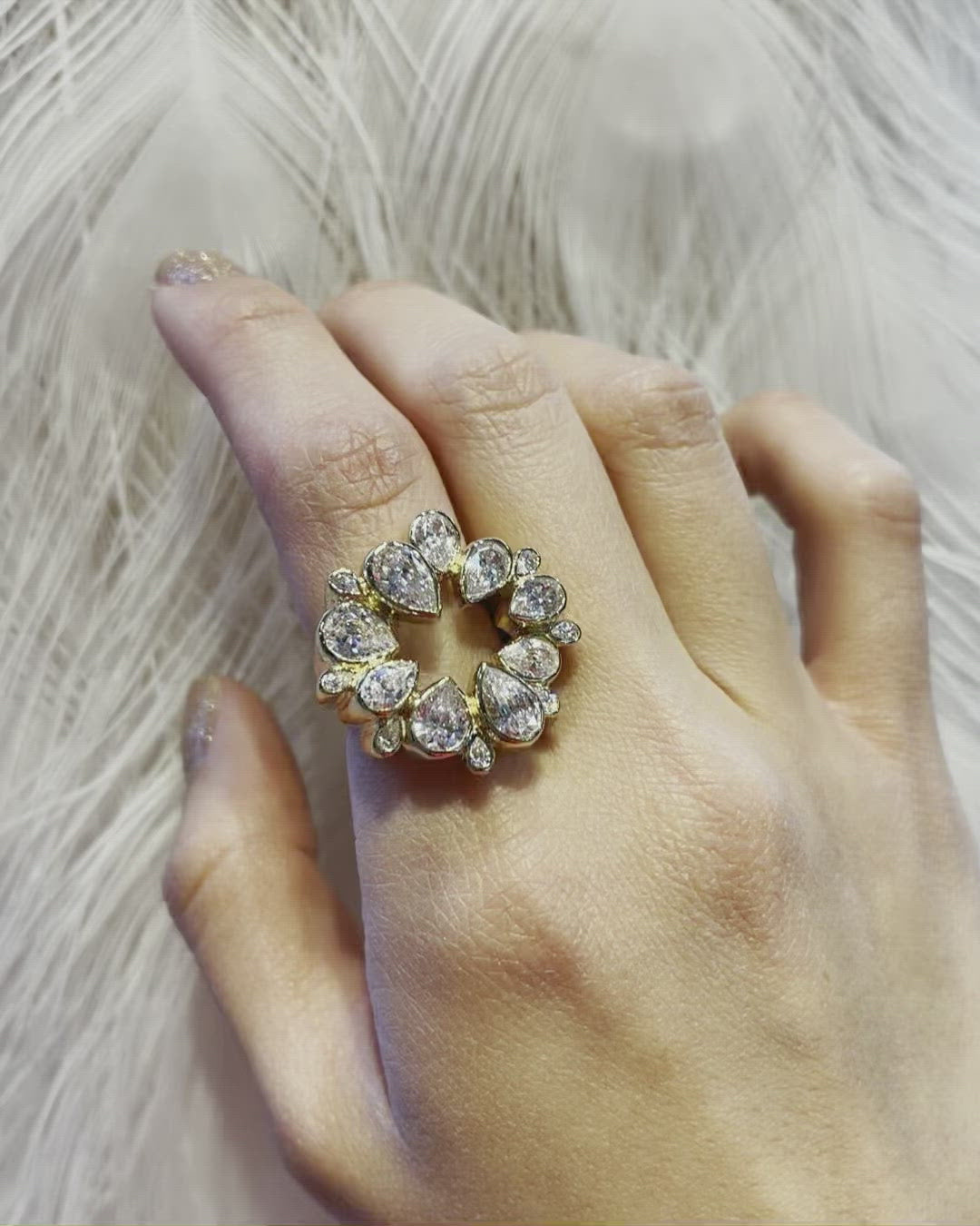 Diamond Panettone Ring