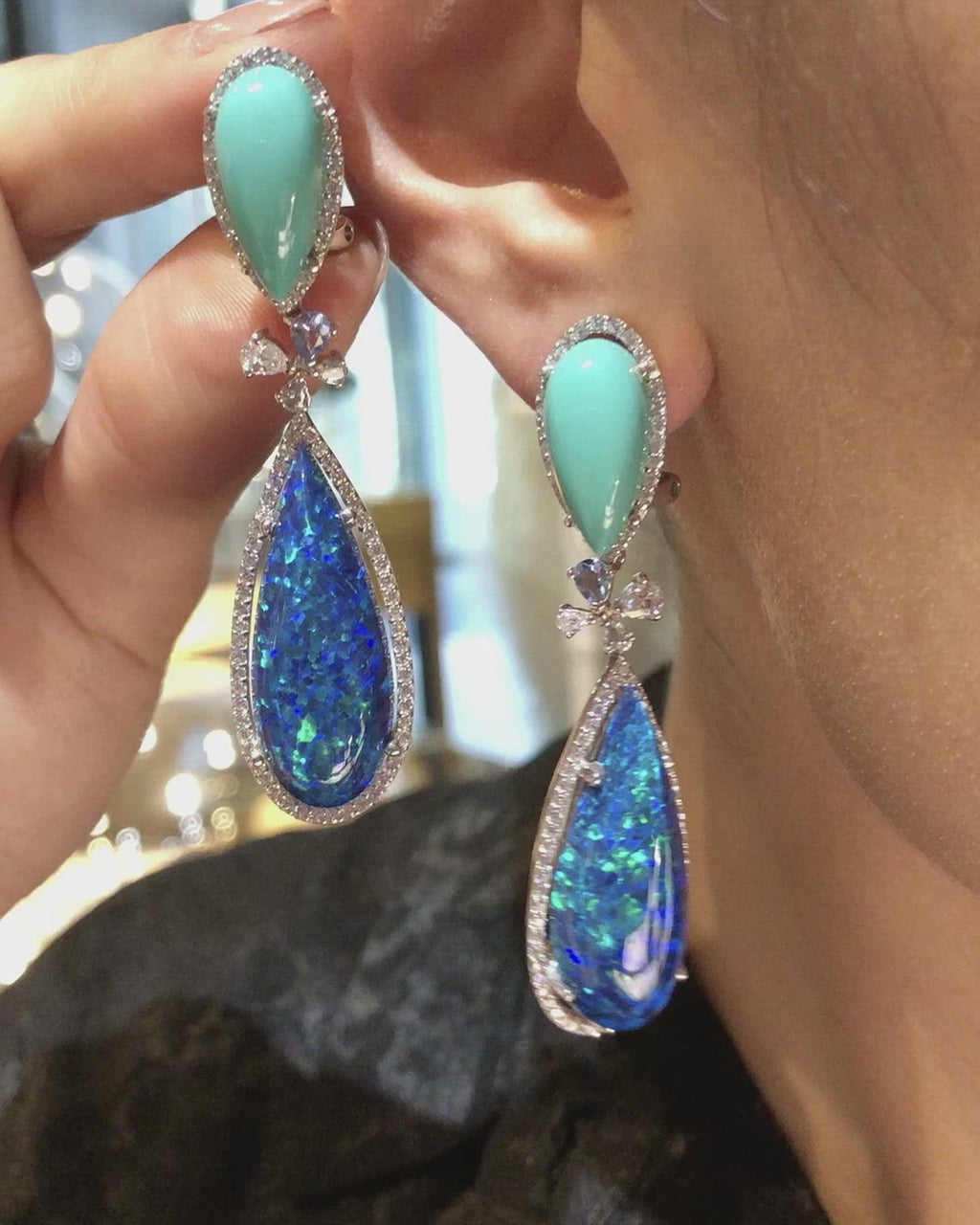 Opal Papillon Earrings – Anabela Chan Joaillerie