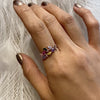 Rainbow Ivy Ring