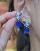 Sapphire Lily Earrings