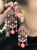 Coral Raindrop Earrings