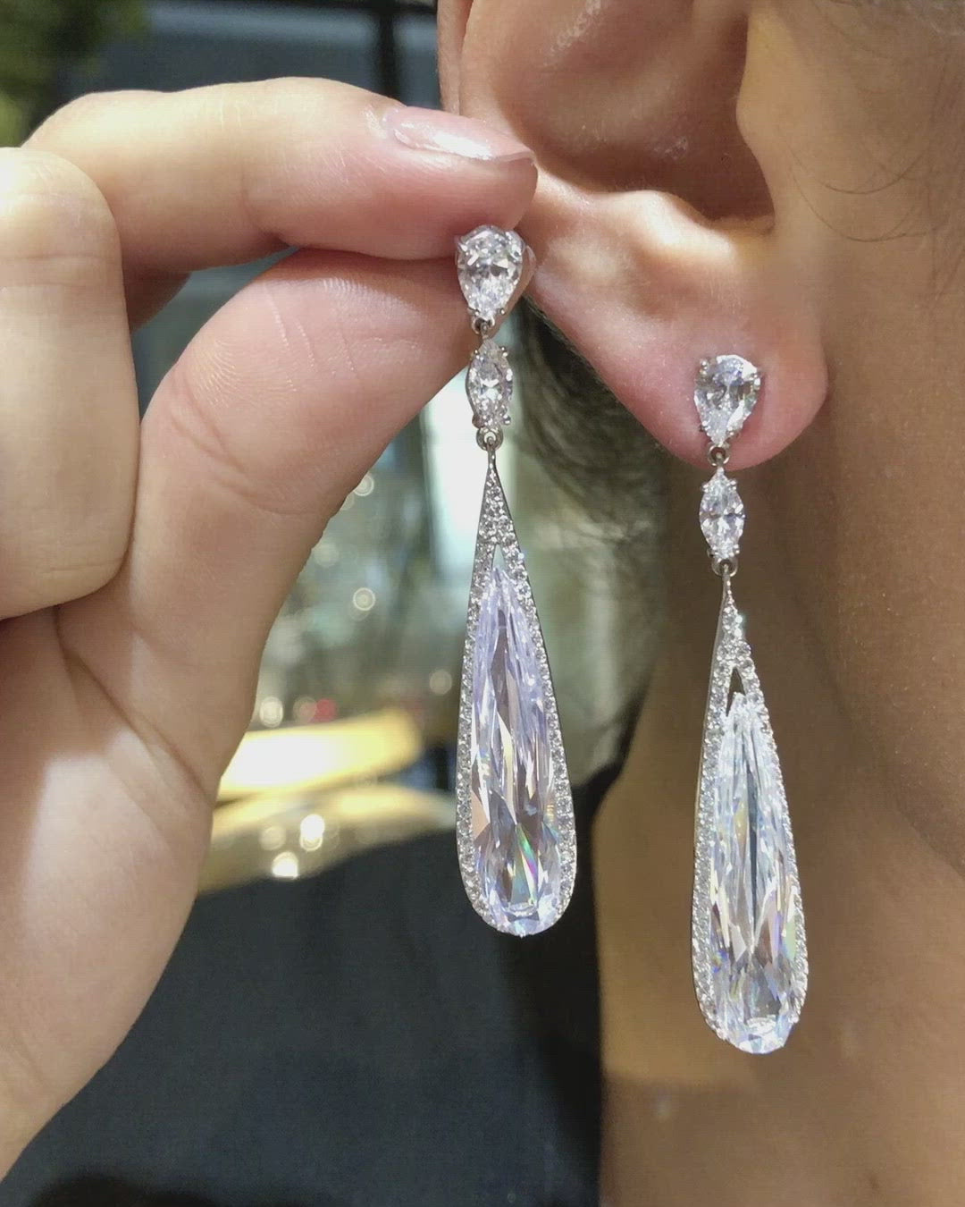 Diamond Shard Earrings