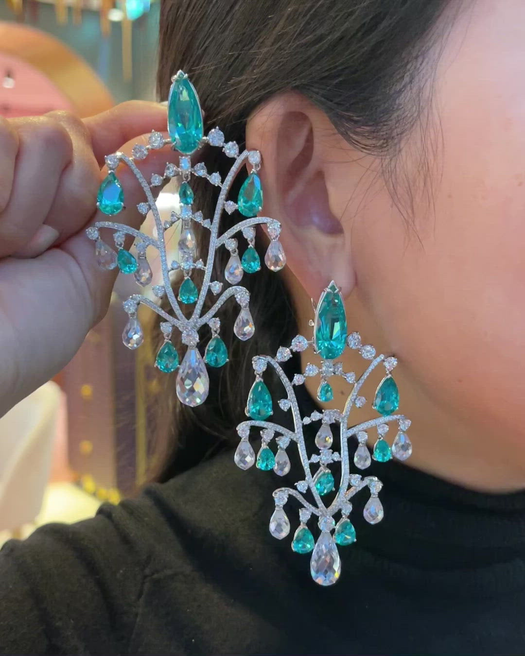 Paraiba Supernova Earrings