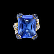 Blue Cinderella Ring