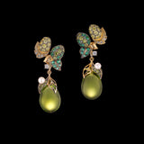 Appleberry Drop Earrings, Earring, Anabela Chan Joaillerie - Fine jewelry with laboratory grown and created gemstones hand-crafted in the United Kingdom. Anabela Chan Joaillerie is the first fine jewellery brand in the world to champion laboratory-grown and created gemstones with high jewellery design, artisanal craftsmanship and a focus on ethical and sustainable innovations.