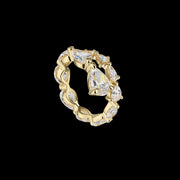 Diamond Nova Coil Ring