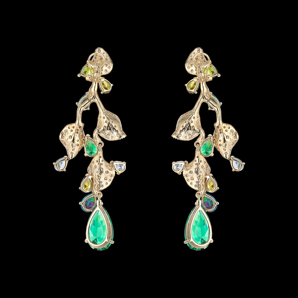 Emerald Triteia Earrings – Anabela Chan Joaillerie