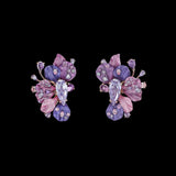 Lavender Ariel Earrings, Earring, Anabela Chan Joaillerie - Fine jewelry with laboratory grown and created gemstones hand-crafted in the United Kingdom. Anabela Chan Joaillerie is the first fine jewellery brand in the world to champion laboratory-grown and created gemstones with high jewellery design, artisanal craftsmanship and a focus on ethical and sustainable innovations.