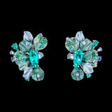 Paraiba Ariel Bloom Earrings, Earring, Anabela Chan Joaillerie - Fine jewelry with laboratory grown and created gemstones hand-crafted in the United Kingdom. Anabela Chan Joaillerie is the first fine jewellery brand in the world to champion laboratory-grown and created gemstones with high jewellery design, artisanal craftsmanship and a focus on ethical and sustainable innovations.
