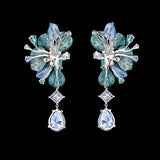 Paraiba Ariel Earrings, Earring, Anabela Chan Joaillerie - Fine jewelry with laboratory grown and created gemstones hand-crafted in the United Kingdom. Anabela Chan Joaillerie is the first fine jewellery brand in the world to champion laboratory-grown and created gemstones with high jewellery design, artisanal craftsmanship and a focus on ethical and sustainable innovations.
