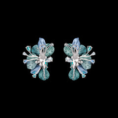 Paraiba Ariel Earrings, Earring, Anabela Chan Joaillerie - Fine jewelry with laboratory grown and created gemstones hand-crafted in the United Kingdom. Anabela Chan Joaillerie is the first fine jewellery brand in the world to champion laboratory-grown and created gemstones with high jewellery design, artisanal craftsmanship and a focus on ethical and sustainable innovations.