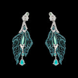 Paraiba Atlantis Earrings, Earring, Anabela Chan Joaillerie - Fine jewelry with laboratory grown and created gemstones hand-crafted in the United Kingdom. Anabela Chan Joaillerie is the first fine jewellery brand in the world to champion laboratory-grown and created gemstones with high jewellery design, artisanal craftsmanship and a focus on ethical and sustainable innovations.