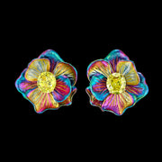 Rainbow Acid Bloom Earrings