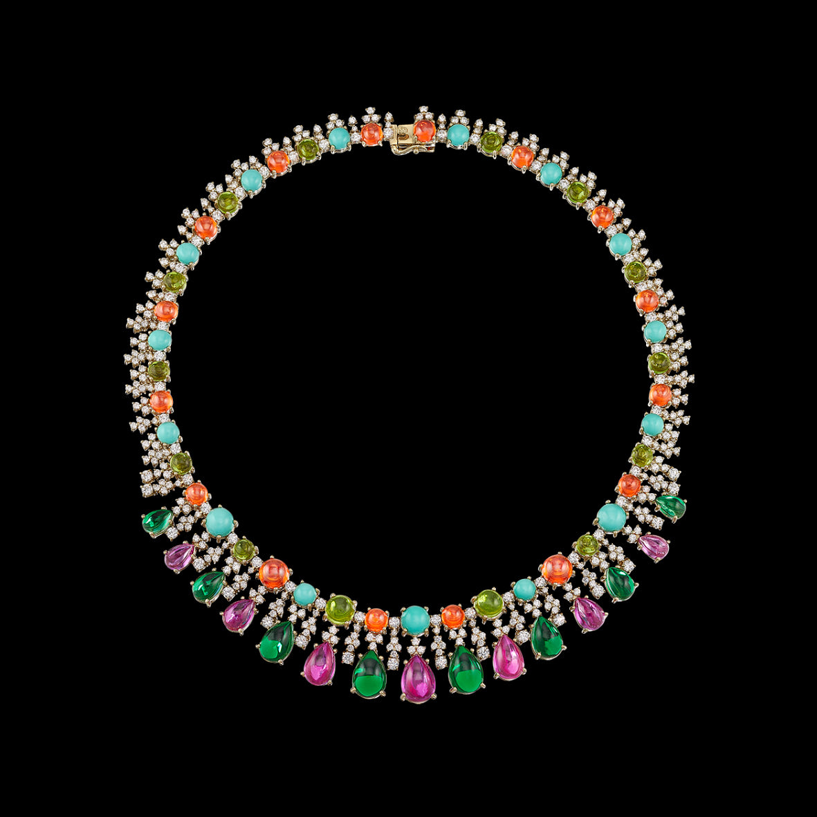 Rainbow Tutti Frutti Necklace