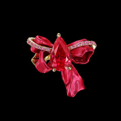 Ruby Cupid's Bow Ring, Ring, Anabela Chan Joaillerie - Fine jewelry with laboratory grown and created gemstones hand-crafted in the United Kingdom. Anabela Chan Joaillerie is the first fine jewellery brand in the world to champion laboratory-grown and created gemstones with high jewellery design, artisanal craftsmanship and a focus on ethical and sustainable innovations.