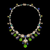 Sapphire Peridot Paradise Necklace