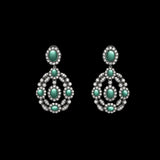Black Treasure Emerald Earrings