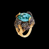 Serpent & Vine Ring, Ring, Anabela Chan Joaillerie - Fine jewelry with laboratory grown and created gemstones hand-crafted in the United Kingdom. Anabela Chan Joaillerie is the first fine jewellery brand in the world to champion laboratory-grown and created gemstones with high jewellery design, artisanal craftsmanship and a focus on ethical and sustainable innovations.