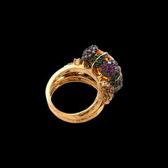 Tangerine Ring, Ring, Anabela Chan Joaillerie - Fine jewelry with laboratory grown and created gemstones hand-crafted in the United Kingdom. Anabela Chan Joaillerie is the first fine jewellery brand in the world to champion laboratory-grown and created gemstones with high jewellery design, artisanal craftsmanship and a focus on ethical and sustainable innovations.