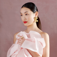 Mini Diamond Heart Ring, Ring, Anabela Chan Joaillerie - Fine jewelry with laboratory grown and created gemstones hand-crafted in the United Kingdom. Anabela Chan Joaillerie is the first fine jewellery brand in the world to champion laboratory-grown and created gemstones with high jewellery design, artisanal craftsmanship and a focus on ethical and sustainable innovations.