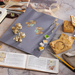 Golden Ribbon Twirl Earrings, Earring, Anabela Chan Joaillerie - Fine jewelry with laboratory grown and created gemstones hand-crafted in the United Kingdom. Anabela Chan Joaillerie is the first fine jewellery brand in the world to champion laboratory-grown and created gemstones with high jewellery design, artisanal craftsmanship and a focus on ethical and sustainable innovations.