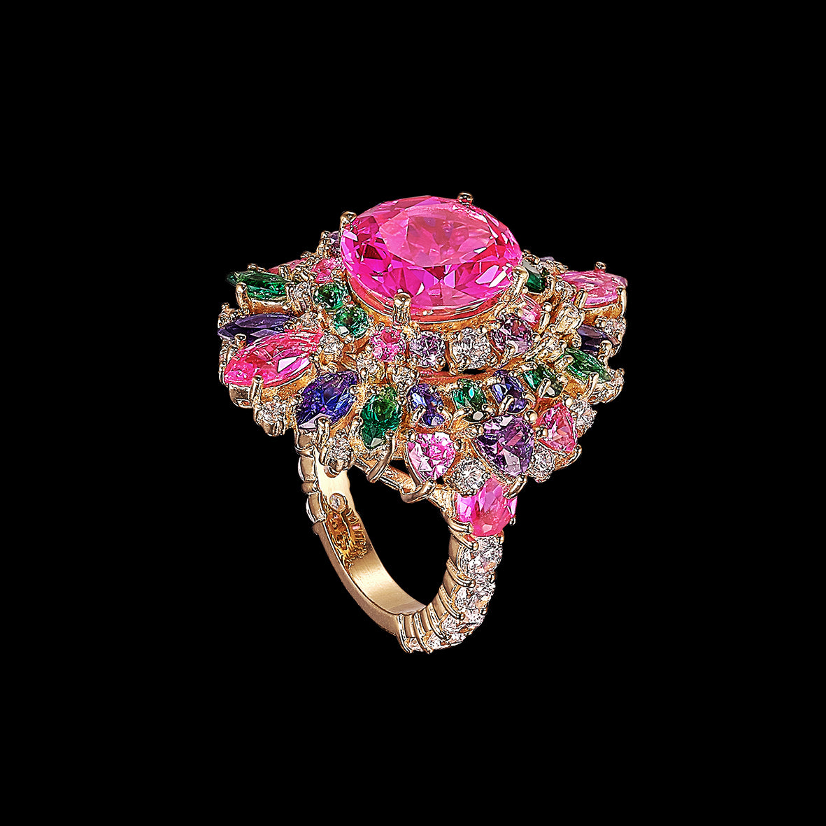 Peacock Mirage Ring – Anabela Chan Joaillerie