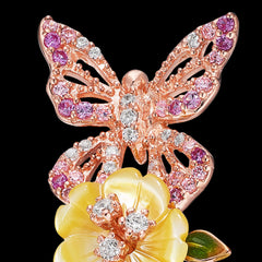 Amethyst Vine Earrings, Earring, Anabela Chan Joaillerie - Fine jewelry with laboratory grown and created gemstones hand-crafted in the United Kingdom. Anabela Chan Joaillerie is the first fine jewellery brand in the world to champion laboratory-grown and created gemstones with high jewellery design, artisanal craftsmanship and a focus on ethical and sustainable innovations.