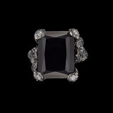 Black Diamond Cinderella Ring