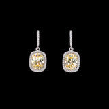 Comet Canary Diamond Earrings