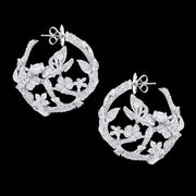 Diamond English Garden Earrings