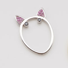 Pink Diamond Terrier Ring, Ring, Puppy rings, Anabela Chan Joaillerie - Fine jewelry with laboratory grown and created gemstones hand-crafted in the United Kingdom. Anabela Chan Joaillerie is the first fine jewellery brand in the world to champion laboratory-grown and created gemstones with high jewellery design, artisanal craftsmanship and a focus on ethical and sustainable innovations.