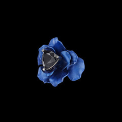 Midnight Rose Studs, Earrings, Anabela Chan Joaillerie - Fine jewelry with laboratory grown and created gemstones hand-crafted in the United Kingdom. Anabela Chan Joaillerie is the first fine jewellery brand in the world to champion laboratory-grown and created gemstones with high jewellery design, artisanal craftsmanship and a focus on ethical and sustainable innovations.