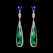 Shard Emerald Earrings
