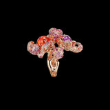 Sunset Blossom Ring, Ring, Anabela Chan Joaillerie - Fine jewelry with laboratory grown and created gemstones hand-crafted in the United Kingdom. Anabela Chan Joaillerie is the first fine jewellery brand in the world to champion laboratory-grown and created gemstones with high jewellery design, artisanal craftsmanship and a focus on ethical and sustainable innovations.