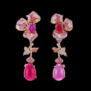Sunset Orchid Earrings