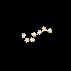 Constellation Earring, Earring, Anabela Chan Joaillerie - Fine jewelry with laboratory grown and created gemstones hand-crafted in the United Kingdom. Anabela Chan Joaillerie is the first fine jewellery brand in the world to champion laboratory-grown and created gemstones with high jewellery design, artisanal craftsmanship and a focus on ethical and sustainable innovations.