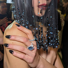 Baby Blue Mermaid Ring, Ring, Anabela Chan Joaillerie - Fine jewelry with laboratory grown and created gemstones hand-crafted in the United Kingdom. Anabela Chan Joaillerie is the first fine jewellery brand in the world to champion laboratory-grown and created gemstones with high jewellery design, artisanal craftsmanship and a focus on ethical and sustainable innovations.