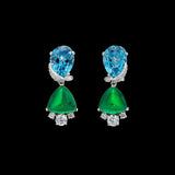 Emerald Berry Earrings, Earring, Anabela Chan Joaillerie - Fine jewelry with laboratory grown and created gemstones hand-crafted in the United Kingdom. Anabela Chan Joaillerie is the first fine jewellery brand in the world to champion laboratory-grown and created gemstones with high jewellery design, artisanal craftsmanship and a focus on ethical and sustainable innovations.