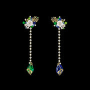 Emerald Paradise Drop Earrings