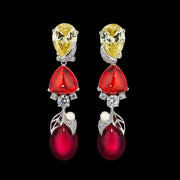 Ruby Berry Earrings