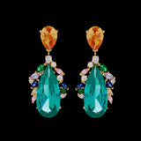 Peacock Paraiba Earrings