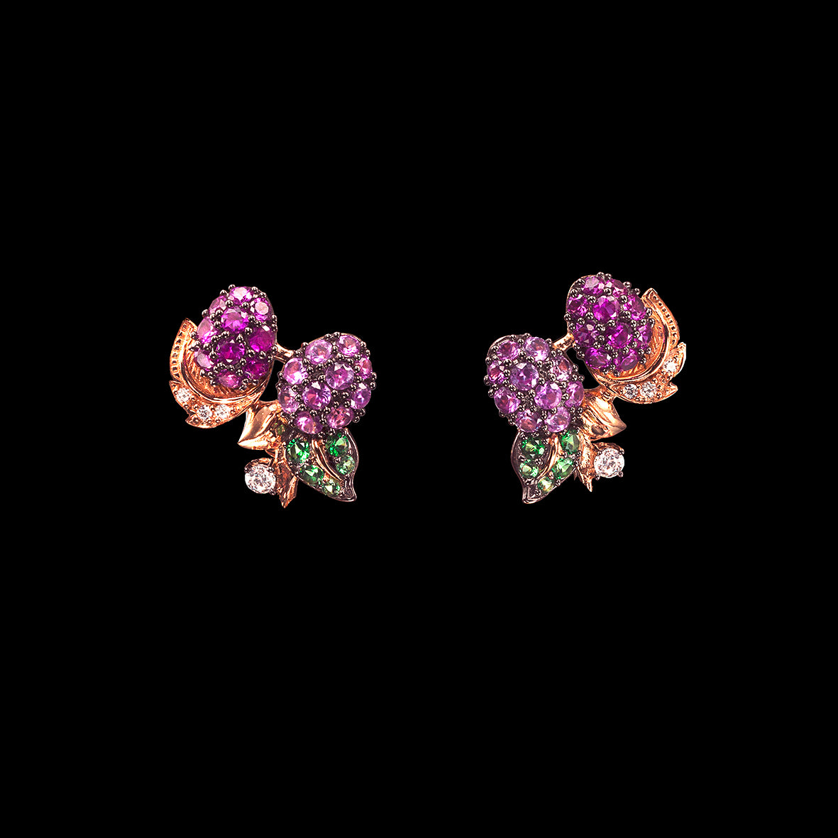 Pinkberry Drop Earrings – Anabela Chan Joaillerie