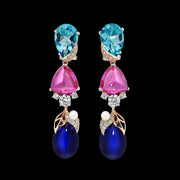 Sapphire Berry Earrings
