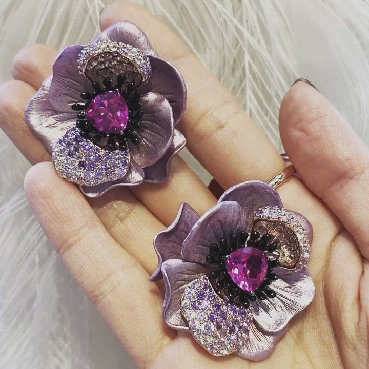 Rose Bloom Earrings