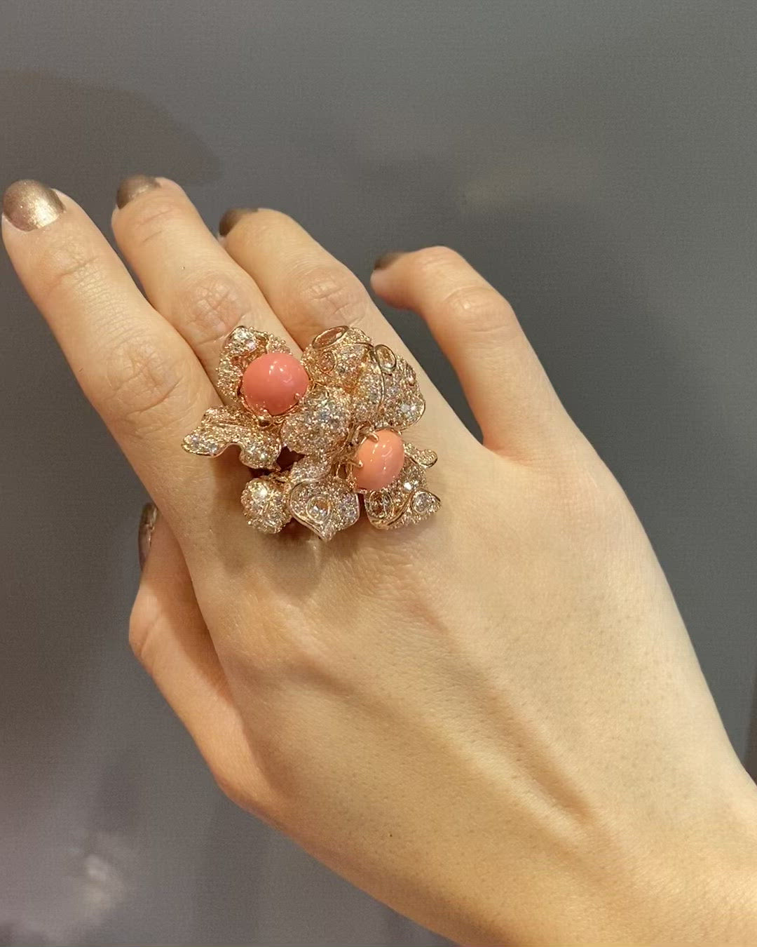 Blossom Coral Ring