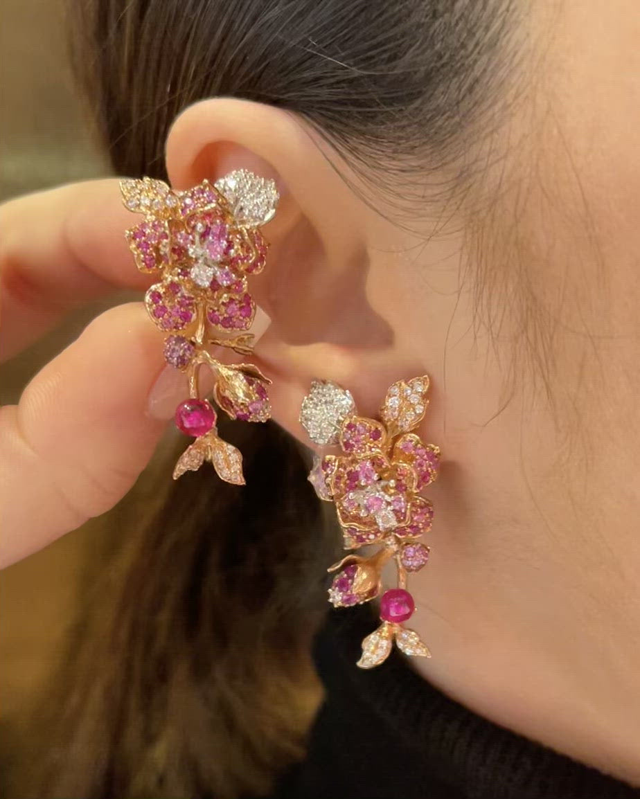 Gold Tone Earrings For Pink Gown | centenariocat.upeu.edu.pe