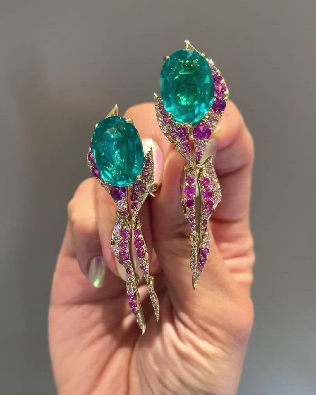 Paraiba Fin Earrings