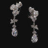 Diamond Orchid Earrings