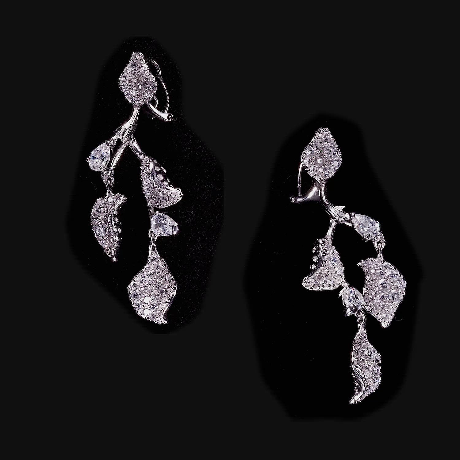 White Diamond Galatea Earrings